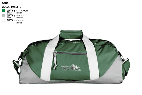 Duffle Bag, Collins Hill High School Tennis, Tennis, Teamtime, Team time, sublimation, custom sports apparel, team uniforms, spirit wear, spiritwear, sports uniforms, custom shirts, team store, custom team store, fundraiser sports, apparel fundraiser