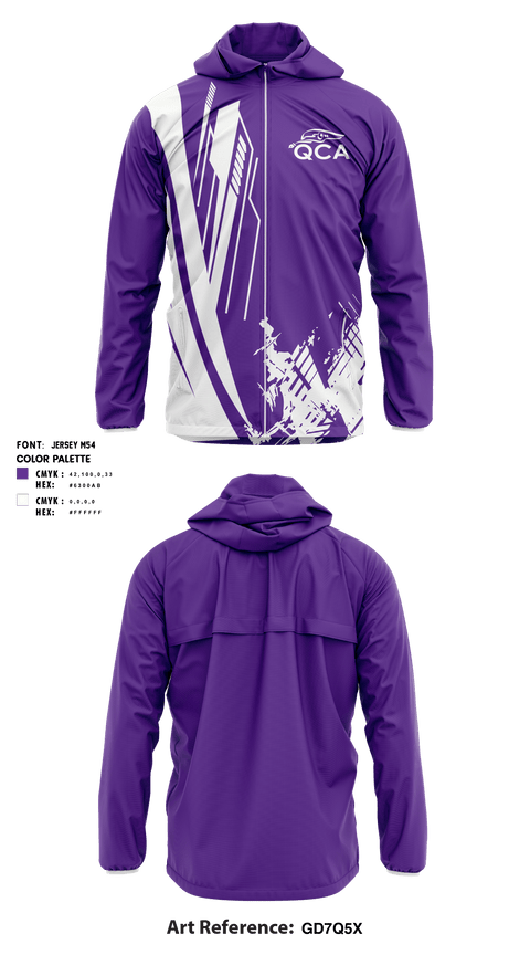 Windbreaker, QCA, Women's Volleyball, Teamtime, Team time, sublimation, custom sports apparel, team uniforms, spirit wear, spiritwear, sports uniforms, custom shirts, team store, custom team store, fundraiser sports, apparel fundraiser