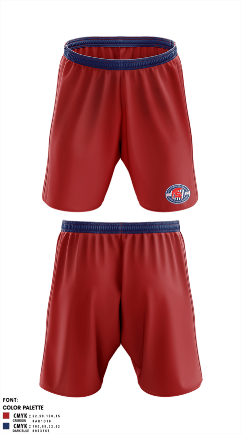 Athletic Shorts With Pockets, Deerfield Spartans, Cross Country, Teamtime, Team time, sublimation, custom sports apparel, team uniforms, spirit wear, spiritwear, sports uniforms, custom shirts, team store, custom team store, fundraiser sports, apparel fundraiser