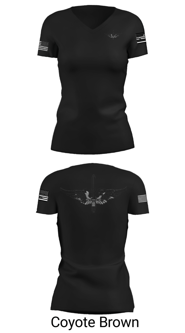 Women's Short Sleeve Vneck Shirt, , Army, Teamtime, Team time, sublimation, custom sports apparel, team uniforms, spirit wear, spiritwear, sports uniforms, custom shirts, team store, custom team store, fundraiser sports, apparel fundraiser