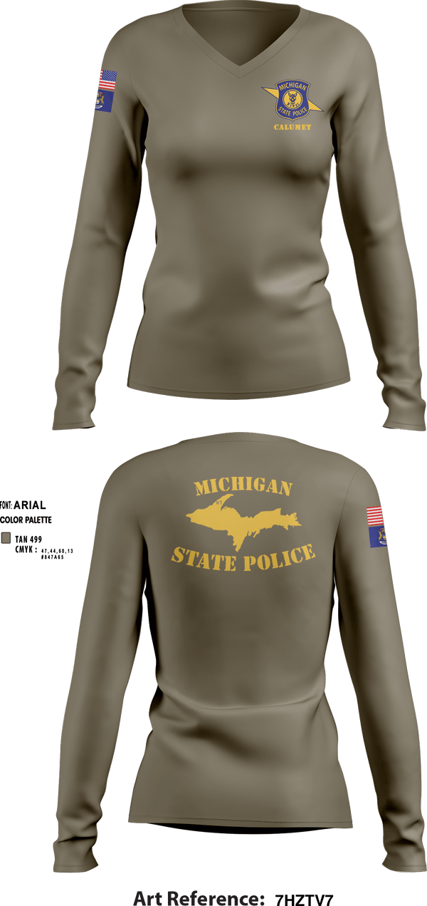 Women's Long Sleeve Vneck Shirt, , Police, Teamtime, Team time, sublimation, custom sports apparel, team uniforms, spirit wear, spiritwear, sports uniforms, custom shirts, team store, custom team store, fundraiser sports, apparel fundraiser