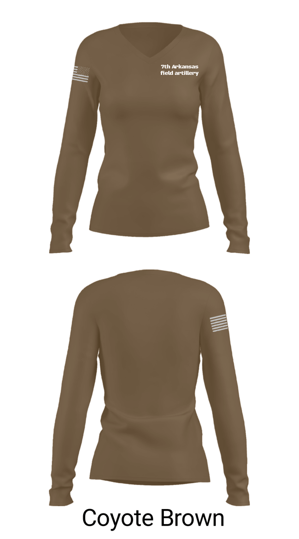 Women's Long Sleeve Vneck Shirt, , Army, Teamtime, Team time, sublimation, custom sports apparel, team uniforms, spirit wear, spiritwear, sports uniforms, custom shirts, team store, custom team store, fundraiser sports, apparel fundraiser