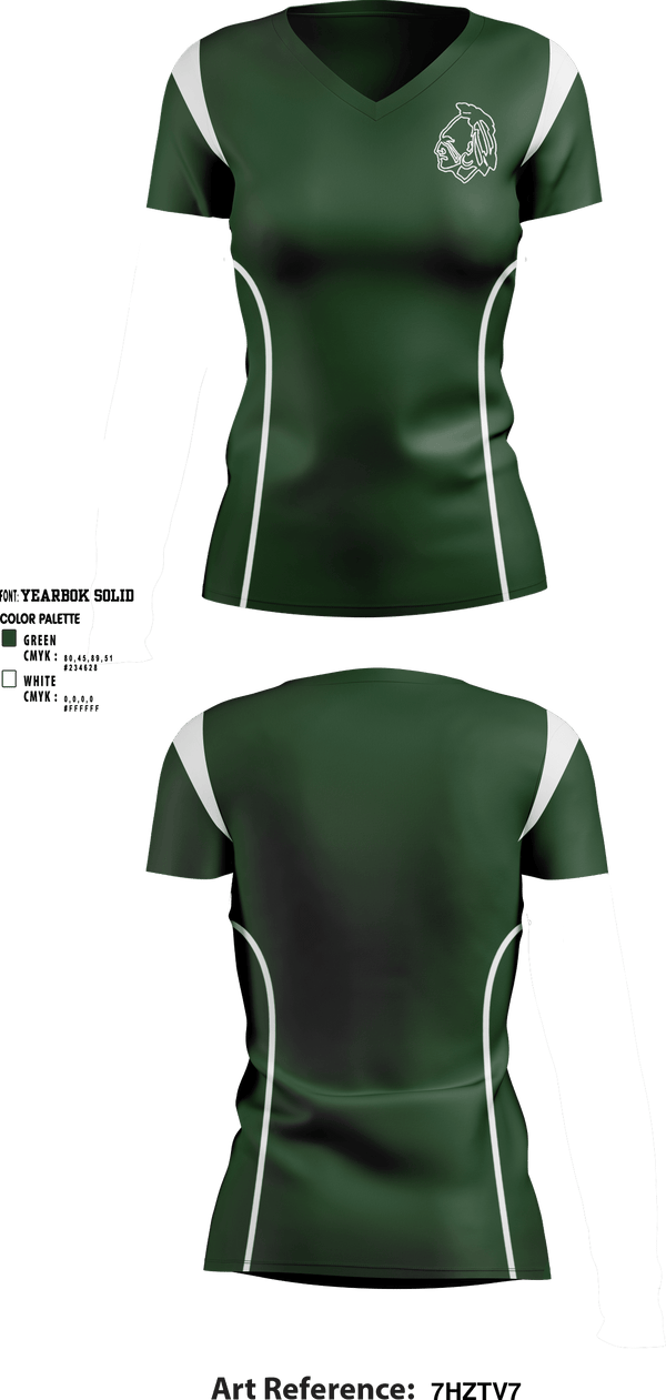 Women's Short Sleeve Vneck Shirt, Dartmouth High School, Spirit Store, Teamtime, Team time, sublimation, custom sports apparel, team uniforms, spirit wear, spiritwear, sports uniforms, custom shirts, team store, custom team store, fundraiser sports, apparel fundraiser