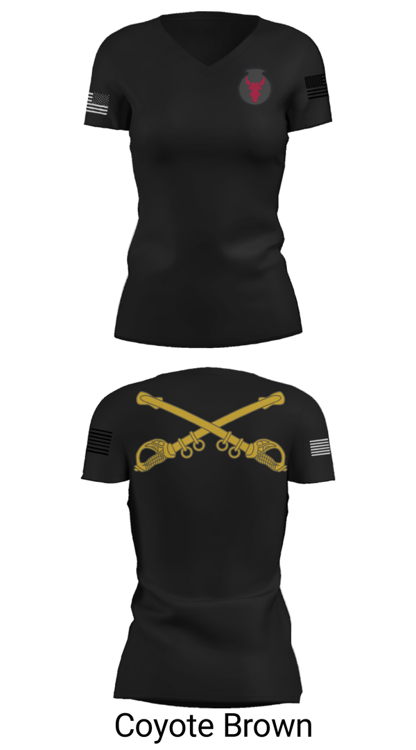 Women's Short Sleeve Vneck Shirt, , National Guard, Teamtime, Team time, sublimation, custom sports apparel, team uniforms, spirit wear, spiritwear, sports uniforms, custom shirts, team store, custom team store, fundraiser sports, apparel fundraiser