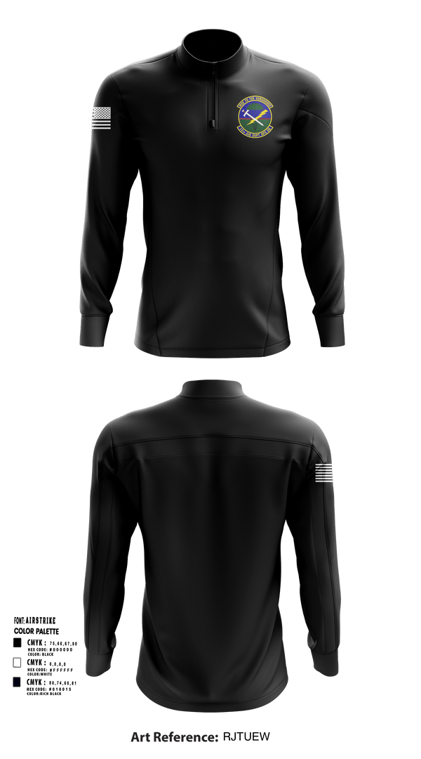 Quarter Zip Jacket, , Air Force, Teamtime, Team time, sublimation, custom sports apparel, team uniforms, spirit wear, spiritwear, sports uniforms, custom shirts, team store, custom team store, fundraiser sports, apparel fundraiser