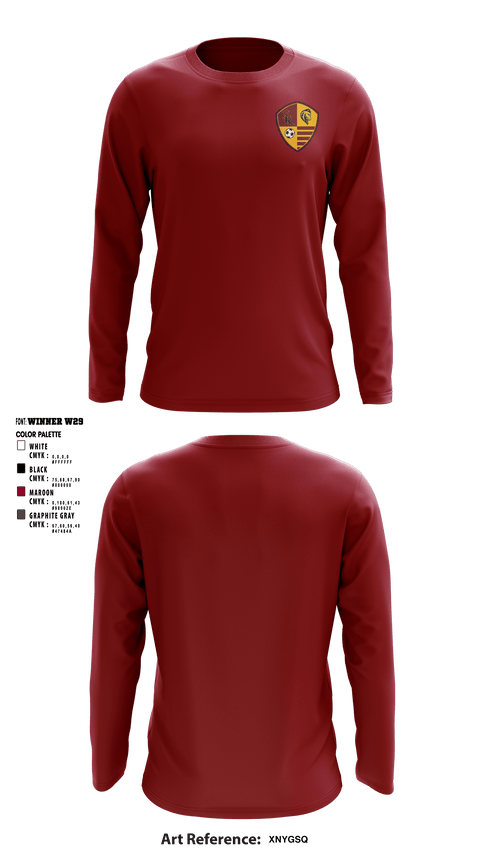 Long Sleeve Performance Shirt, Shadow Ridge High School Soccer, Men's Soccer, Teamtime, Team time, sublimation, custom sports apparel, team uniforms, spirit wear, spiritwear, sports uniforms, custom shirts, team store, custom team store, fundraiser sports, apparel fundraiser