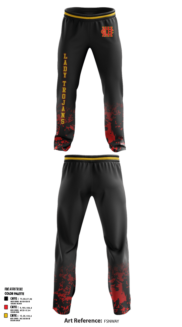 Sweatpants, North College Hill High School Basketball, Women's Basketball, Teamtime, Team time, sublimation, custom sports apparel, team uniforms, spirit wear, spiritwear, sports uniforms, custom shirts, team store, custom team store, fundraiser sports, apparel fundraiser