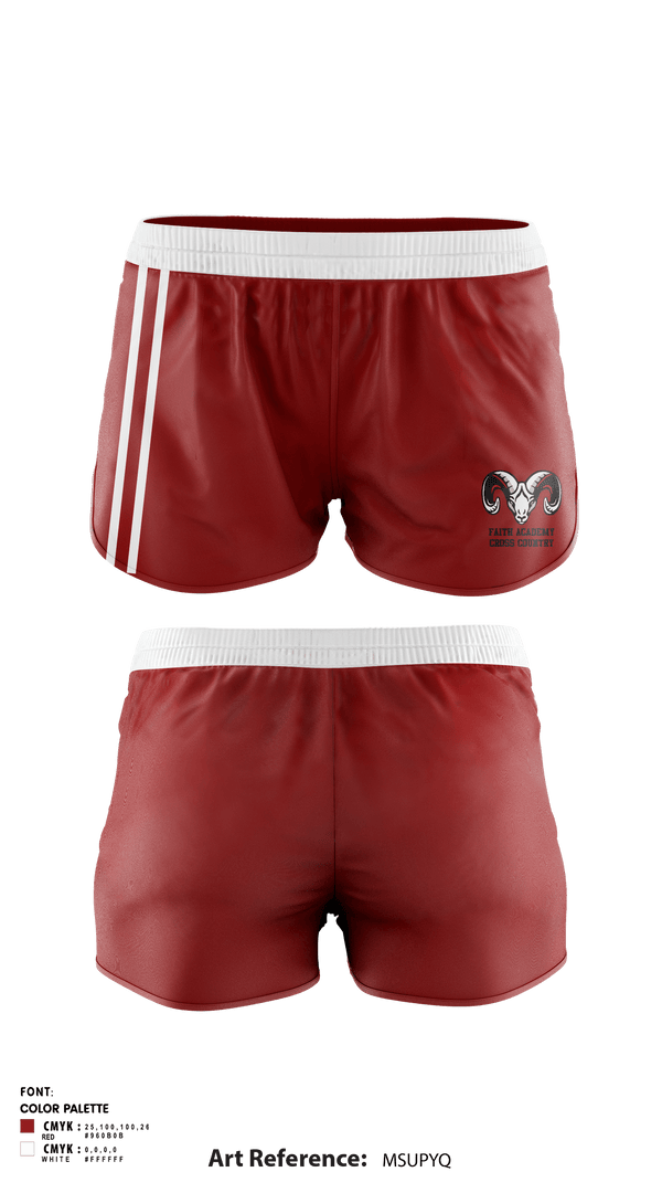 Track Shorts, Faith Academy Cross Country, Cross Country, Teamtime, Team time, sublimation, custom sports apparel, team uniforms, spirit wear, spiritwear, sports uniforms, custom shirts, team store, custom team store, fundraiser sports, apparel fundraiser