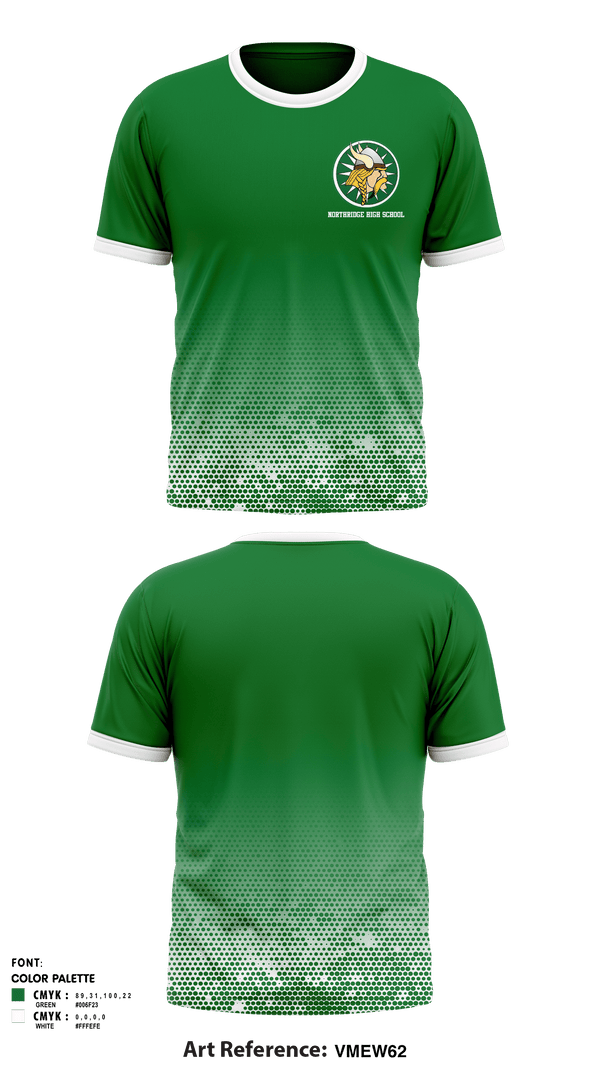 Short Sleeve Performance Shirt, Northridge High School, Spirit Store, Teamtime, Team time, sublimation, custom sports apparel, team uniforms, spirit wear, spiritwear, sports uniforms, custom shirts, team store, custom team store, fundraiser sports, apparel fundraiser