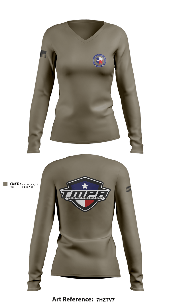 Women's Long Sleeve Vneck Shirt, , Police, Teamtime, Team time, sublimation, custom sports apparel, team uniforms, spirit wear, spiritwear, sports uniforms, custom shirts, team store, custom team store, fundraiser sports, apparel fundraiser