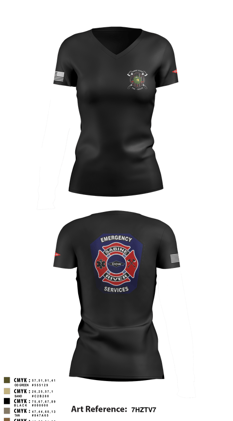 Women's Short Sleeve Vneck Shirt, , Fire Department, Teamtime, Team time, sublimation, custom sports apparel, team uniforms, spirit wear, spiritwear, sports uniforms, custom shirts, team store, custom team store, fundraiser sports, apparel fundraiser