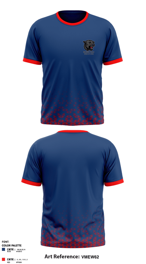 Short Sleeve Rash Guard Shirt, Hermitage High School Wrestling, Wrestling, Teamtime, Team time, sublimation, custom sports apparel, team uniforms, spirit wear, spiritwear, sports uniforms, custom shirts, team store, custom team store, fundraiser sports, apparel fundraiser