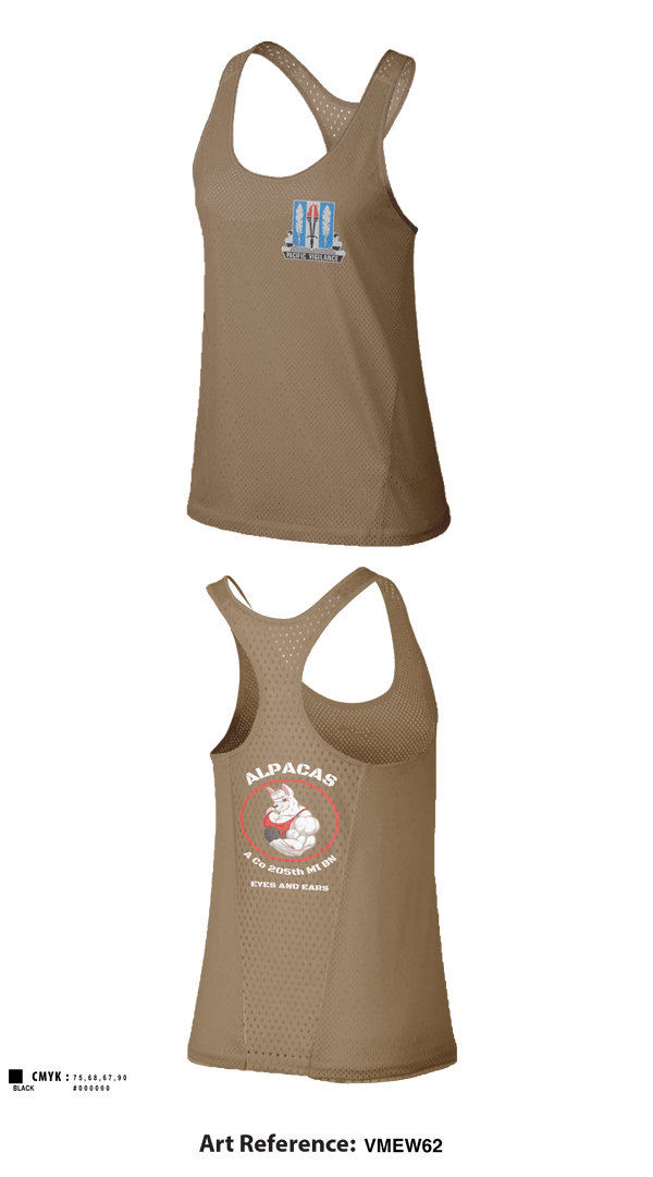 Tank Top, Alpha Company 205th MI BN, Army, Teamtime, Team time, sublimation, custom sports apparel, team uniforms, spirit wear, spiritwear, sports uniforms, custom shirts, team store, custom team store, fundraiser sports, apparel fundraiser