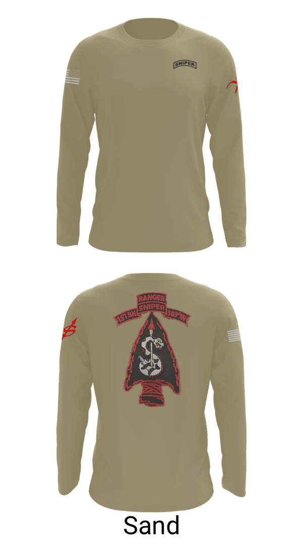 Long Sleeve Performance Shirt, , Army, Teamtime, Team time, sublimation, custom sports apparel, team uniforms, spirit wear, spiritwear, sports uniforms, custom shirts, team store, custom team store, fundraiser sports, apparel fundraiser