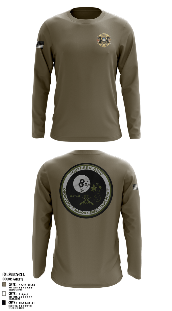 Long Sleeve Performance Shirt, , Police, Teamtime, Team time, sublimation, custom sports apparel, team uniforms, spirit wear, spiritwear, sports uniforms, custom shirts, team store, custom team store, fundraiser sports, apparel fundraiser