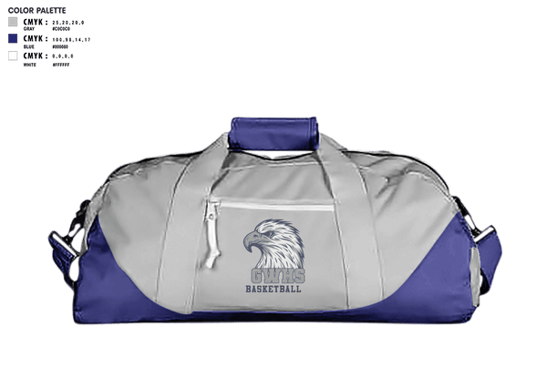 Duffle Bag, George Washington High School Basketball, Men's Basketball, Teamtime, Team time, sublimation, custom sports apparel, team uniforms, spirit wear, spiritwear, sports uniforms, custom shirts, team store, custom team store, fundraiser sports, apparel fundraiser