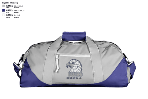 Duffle Bag, George Washington High School Basketball, Men's Basketball, Teamtime, Team time, sublimation, custom sports apparel, team uniforms, spirit wear, spiritwear, sports uniforms, custom shirts, team store, custom team store, fundraiser sports, apparel fundraiser
