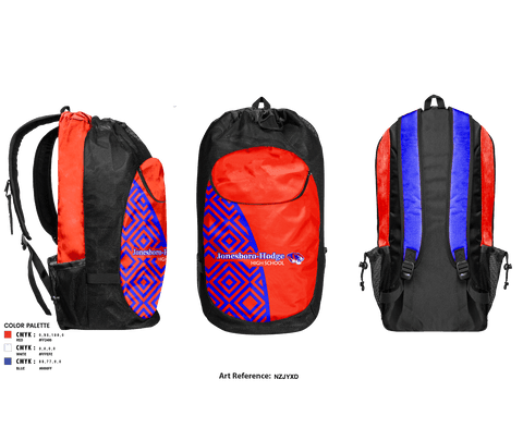 Gear Bag, Jonesboro-Hodge High School Basketball, Women's Basketball, Teamtime, Team time, sublimation, custom sports apparel, team uniforms, spirit wear, spiritwear, sports uniforms, custom shirts, team store, custom team store, fundraiser sports, apparel fundraiser