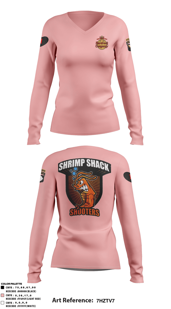 Women's Long Sleeve Vneck Shirt, , Army, Teamtime, Team time, sublimation, custom sports apparel, team uniforms, spirit wear, spiritwear, sports uniforms, custom shirts, team store, custom team store, fundraiser sports, apparel fundraiser