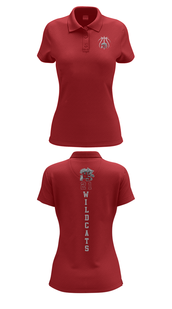 Women's Short Sleeve Performance Polo, Westerville South Girls Basketball, Women's Basketball, Teamtime, Team time, sublimation, custom sports apparel, team uniforms, spirit wear, spiritwear, sports uniforms, custom shirts, team store, custom team store, fundraiser sports, apparel fundraiser