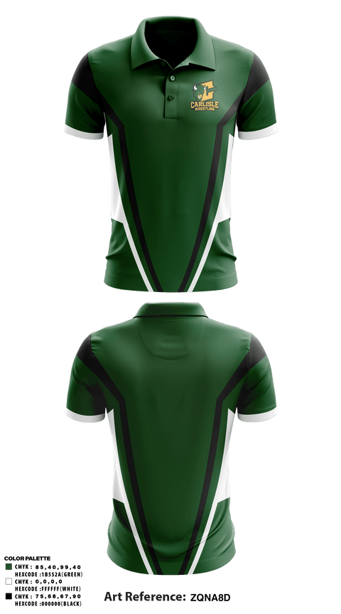 Short Sleeve Performance Polo, Carlisle High School Wrestling, Wrestling, Teamtime, Team time, sublimation, custom sports apparel, team uniforms, spirit wear, spiritwear, sports uniforms, custom shirts, team store, custom team store, fundraiser sports, apparel fundraiser