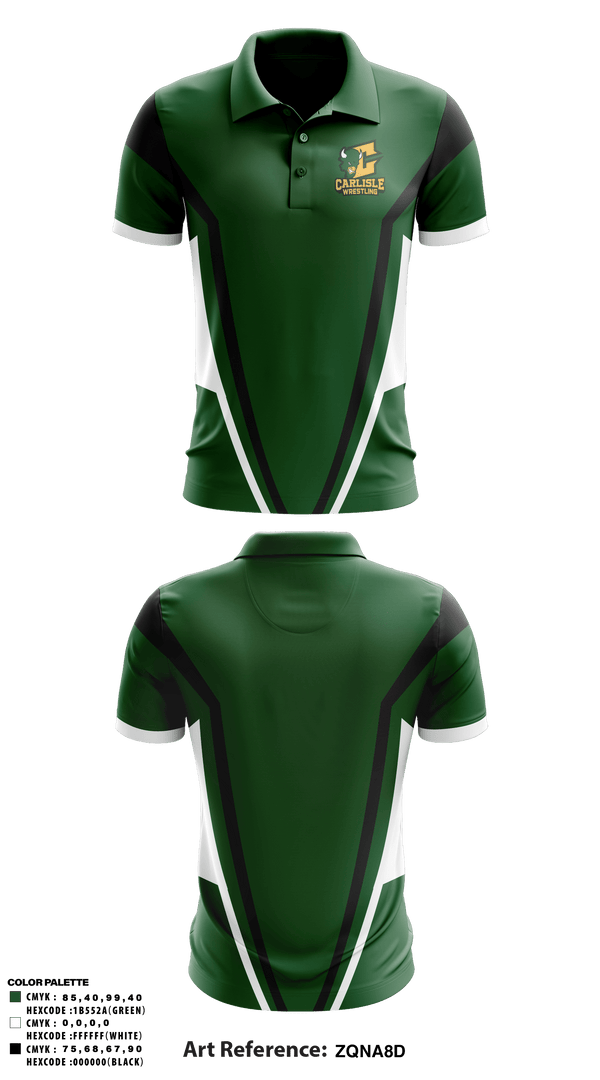 Short Sleeve Performance Polo, Carlisle High School Wrestling, Wrestling, Teamtime, Team time, sublimation, custom sports apparel, team uniforms, spirit wear, spiritwear, sports uniforms, custom shirts, team store, custom team store, fundraiser sports, apparel fundraiser