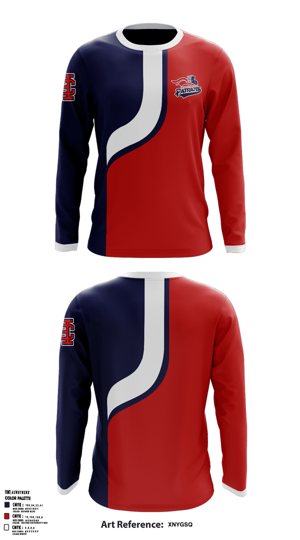 Long Sleeve Performance Shirt, Hesperia Christian Patriots, Women's Basketball, Teamtime, Team time, sublimation, custom sports apparel, team uniforms, spirit wear, spiritwear, sports uniforms, custom shirts, team store, custom team store, fundraiser sports, apparel fundraiser