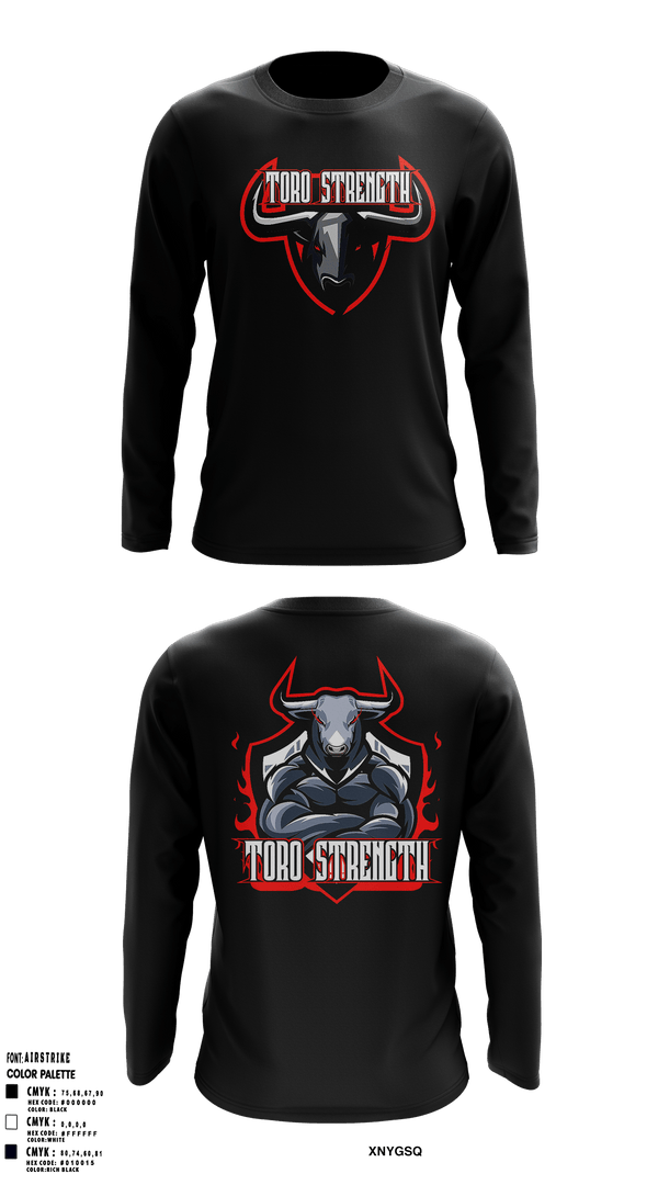 Long Sleeve Performance Shirt, ToroStrengthToroStrength, , Teamtime, Team time, sublimation, custom sports apparel, team uniforms, spirit wear, spiritwear, sports uniforms, custom shirts, team store, custom team store, fundraiser sports, apparel fundraiser
