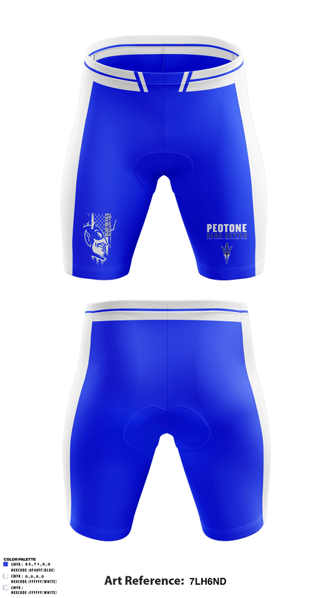 Men's Compression Shorts, Peotone Blue Devils, Wrestling, Teamtime, Team time, sublimation, custom sports apparel, team uniforms, spirit wear, spiritwear, sports uniforms, custom shirts, team store, custom team store, fundraiser sports, apparel fundraiser