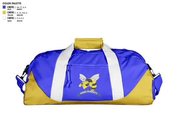 Duffle Bag, Hand Middle School Basketball, Women's Basketball, Teamtime, Team time, sublimation, custom sports apparel, team uniforms, spirit wear, spiritwear, sports uniforms, custom shirts, team store, custom team store, fundraiser sports, apparel fundraiser