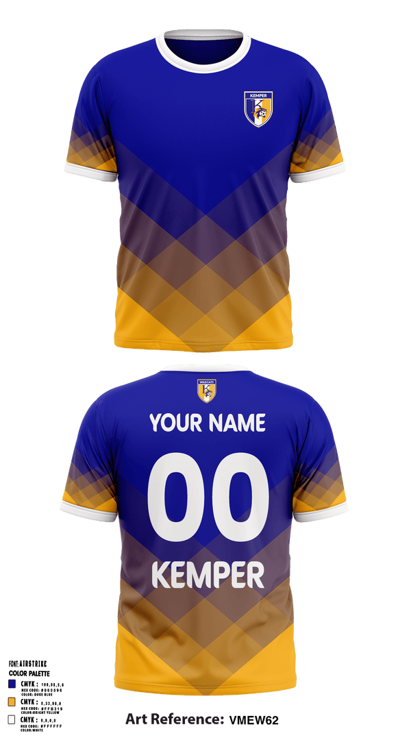 Mens Soccer Jersey, Kemper County High School, Spirit Store, Teamtime, Team time, sublimation, custom sports apparel, team uniforms, spirit wear, spiritwear, sports uniforms, custom shirts, team store, custom team store, fundraiser sports, apparel fundraiser