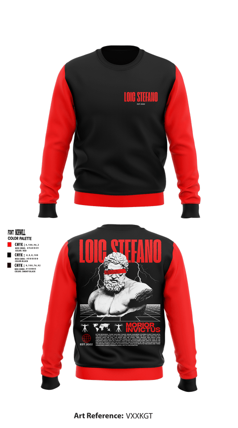 Crew Neck Sweatshirt, Loic StefanoLoic Stefano, , Teamtime, Team time, sublimation, custom sports apparel, team uniforms, spirit wear, spiritwear, sports uniforms, custom shirts, team store, custom team store, fundraiser sports, apparel fundraiser