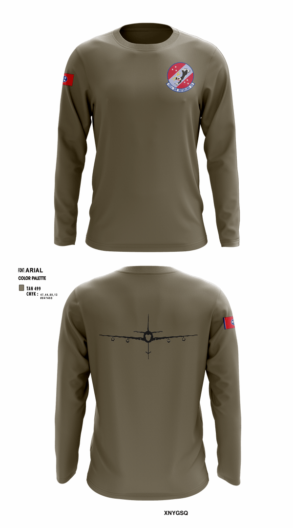 Long Sleeve Performance Shirt, 151st Air Refueling Squadron, Air Force, Teamtime, Team time, sublimation, custom sports apparel, team uniforms, spirit wear, spiritwear, sports uniforms, custom shirts, team store, custom team store, fundraiser sports, apparel fundraiser