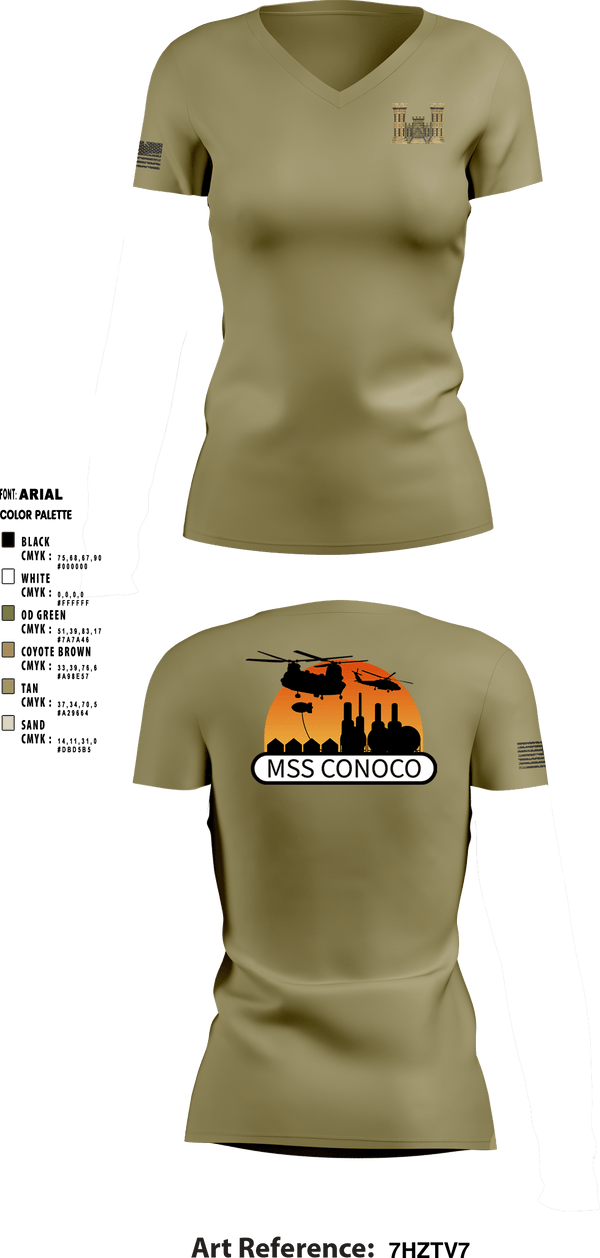 Women's Short Sleeve Vneck Shirt, , Army, Teamtime, Team time, sublimation, custom sports apparel, team uniforms, spirit wear, spiritwear, sports uniforms, custom shirts, team store, custom team store, fundraiser sports, apparel fundraiser