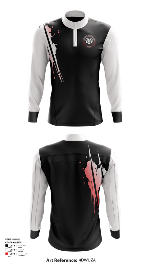 Quarter Zip Jacket, Radford High School Wrestling, Wrestling, Teamtime, Team time, sublimation, custom sports apparel, team uniforms, spirit wear, spiritwear, sports uniforms, custom shirts, team store, custom team store, fundraiser sports, apparel fundraiser