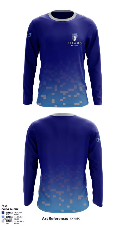 Long Sleeve Rash Guard Shirt, Hopewell High School Wrestling, Wrestling, Teamtime, Team time, sublimation, custom sports apparel, team uniforms, spirit wear, spiritwear, sports uniforms, custom shirts, team store, custom team store, fundraiser sports, apparel fundraiser
