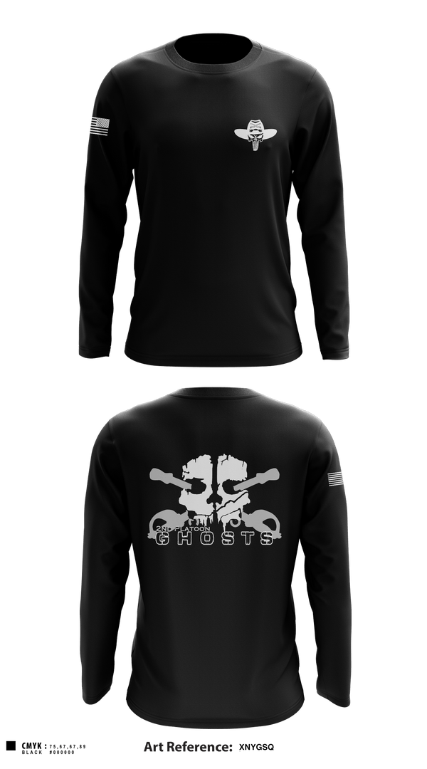 Long Sleeve Performance Shirt, GHOSTS, Army, Teamtime, Team time, sublimation, custom sports apparel, team uniforms, spirit wear, spiritwear, sports uniforms, custom shirts, team store, custom team store, fundraiser sports, apparel fundraiser