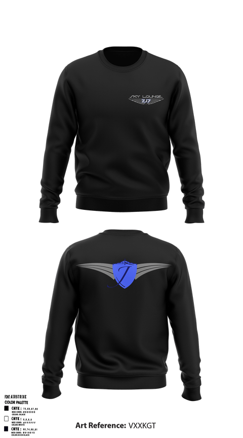 Crew Neck Sweatshirt, 7J7 Sky lounge7J7 Sky lounge, , Teamtime, Team time, sublimation, custom sports apparel, team uniforms, spirit wear, spiritwear, sports uniforms, custom shirts, team store, custom team store, fundraiser sports, apparel fundraiser
