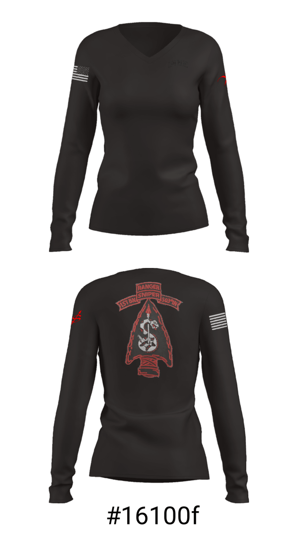 Women's Long Sleeve Vneck Shirt, , Army, Teamtime, Team time, sublimation, custom sports apparel, team uniforms, spirit wear, spiritwear, sports uniforms, custom shirts, team store, custom team store, fundraiser sports, apparel fundraiser