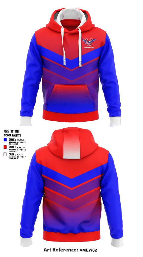 Hoodie, Wellsville High School Wrestling, Wrestling, Teamtime, Team time, sublimation, custom sports apparel, team uniforms, spirit wear, spiritwear, sports uniforms, custom shirts, team store, custom team store, fundraiser sports, apparel fundraiser