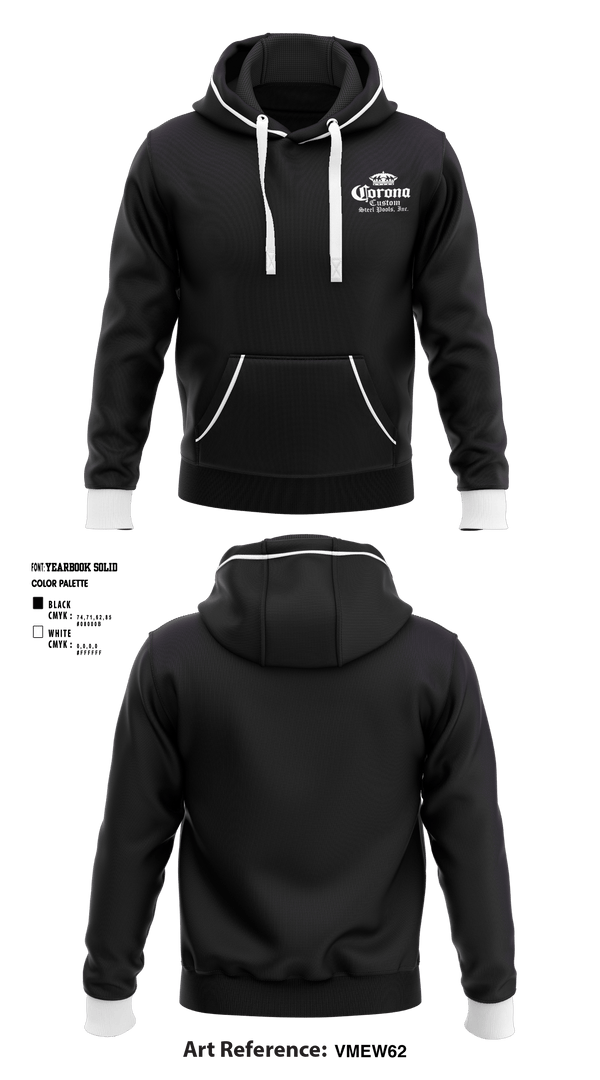 Hoodie, CORONA CUSTOM STEEL POOLS, , Teamtime, Team time, sublimation, custom sports apparel, team uniforms, spirit wear, spiritwear, sports uniforms, custom shirts, team store, custom team store, fundraiser sports, apparel fundraiser