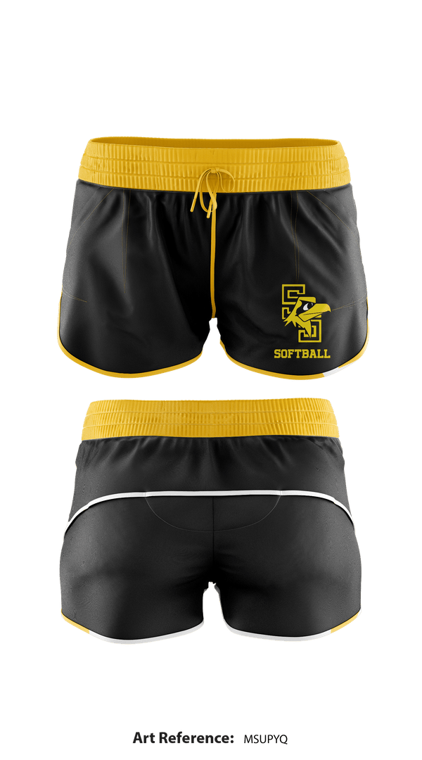 Track Shorts, Falcons, Softball, Teamtime, Team time, sublimation, custom sports apparel, team uniforms, spirit wear, spiritwear, sports uniforms, custom shirts, team store, custom team store, fundraiser sports, apparel fundraiser