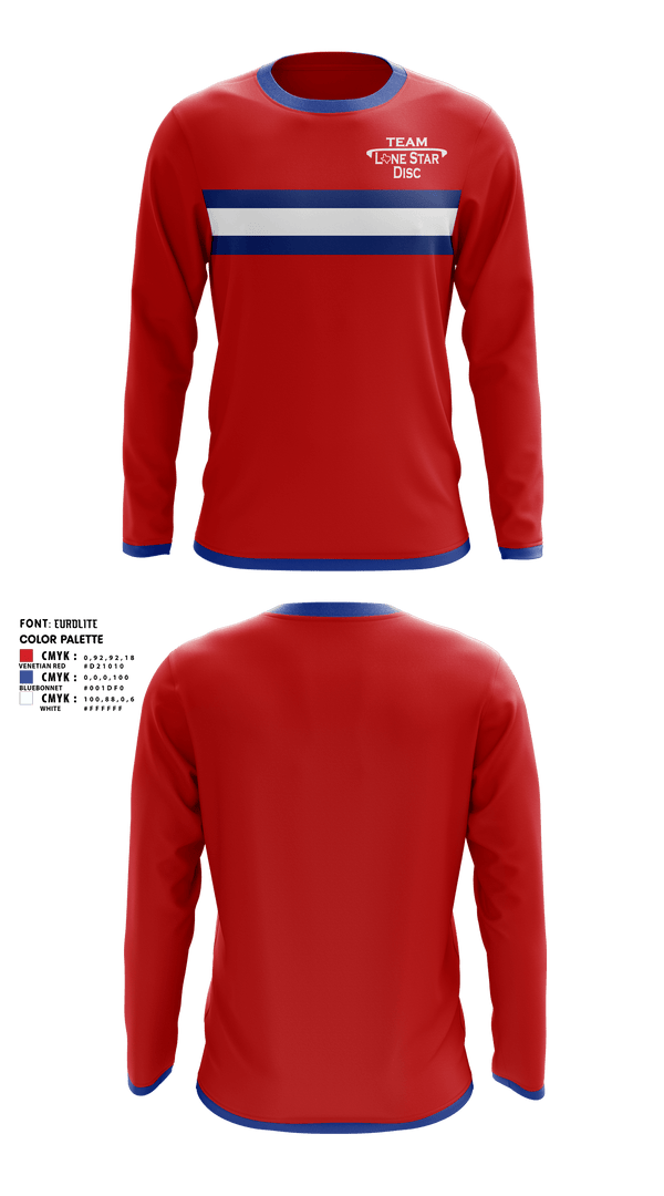 Long Sleeve Performance Shirt, Lone Star Disc, Golf, Teamtime, Team time, sublimation, custom sports apparel, team uniforms, spirit wear, spiritwear, sports uniforms, custom shirts, team store, custom team store, fundraiser sports, apparel fundraiser