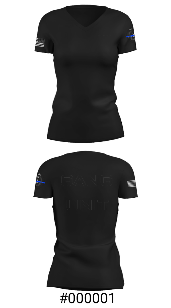 Women's Short Sleeve Vneck Shirt, , Police, Teamtime, Team time, sublimation, custom sports apparel, team uniforms, spirit wear, spiritwear, sports uniforms, custom shirts, team store, custom team store, fundraiser sports, apparel fundraiser