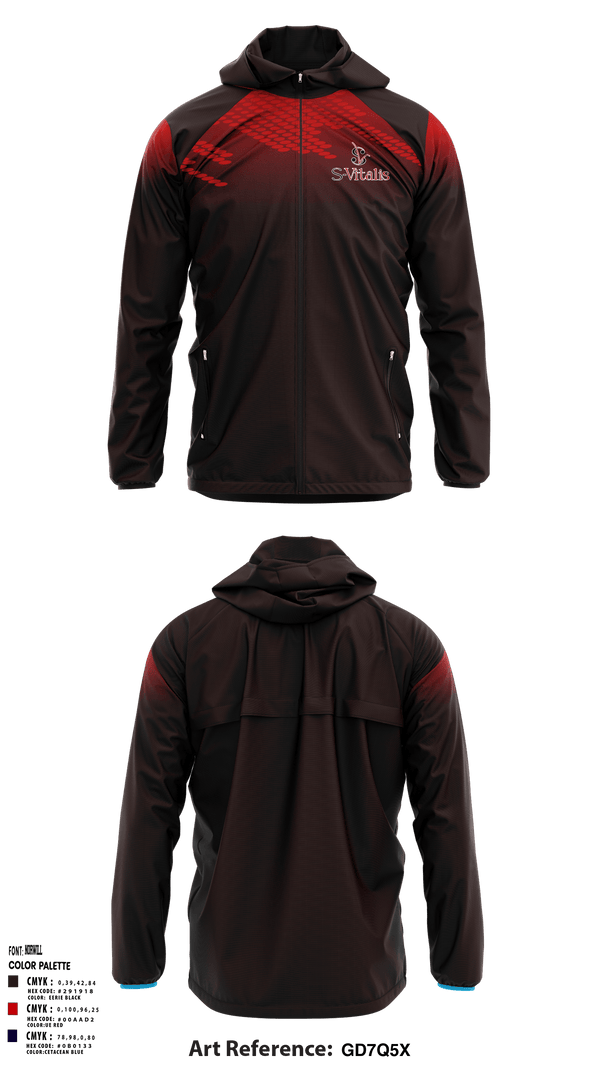 Windbreaker, S-Vitalis, , Teamtime, Team time, sublimation, custom sports apparel, team uniforms, spirit wear, spiritwear, sports uniforms, custom shirts, team store, custom team store, fundraiser sports, apparel fundraiser