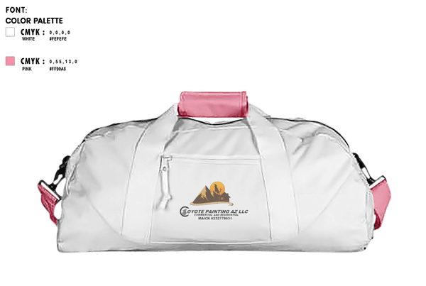 Duffle Bag, Coyote paintin az llc, , Teamtime, Team time, sublimation, custom sports apparel, team uniforms, spirit wear, spiritwear, sports uniforms, custom shirts, team store, custom team store, fundraiser sports, apparel fundraiser