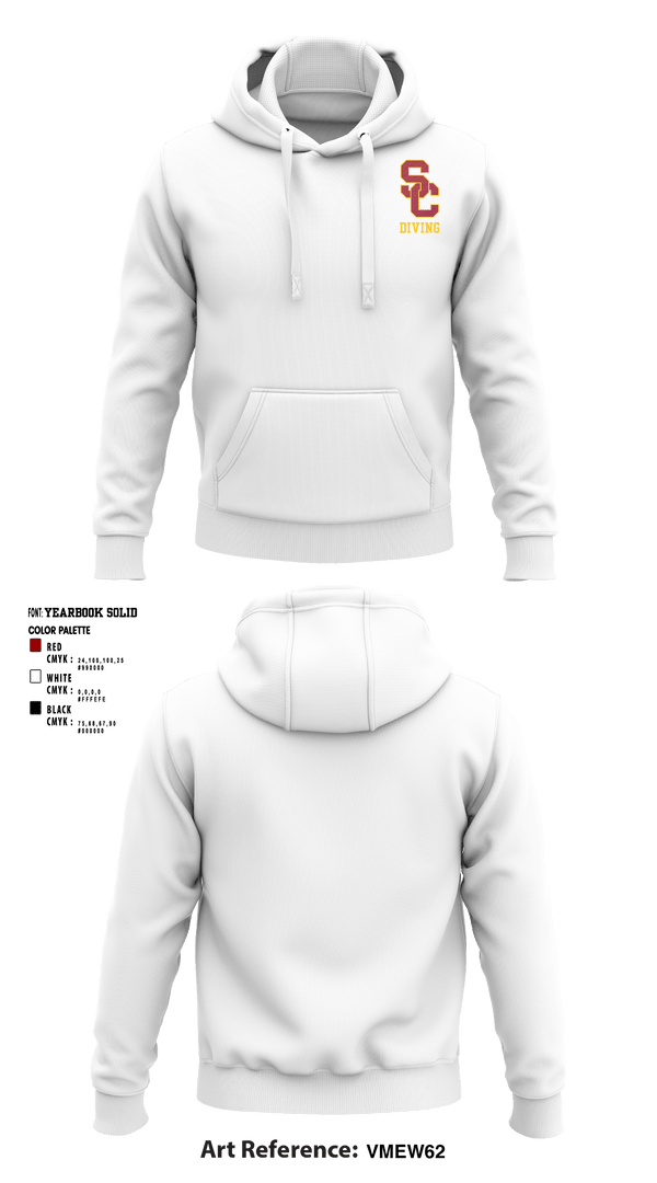 Hoodie, University Of Southern California Diving, Spirit Store, Teamtime, Team time, sublimation, custom sports apparel, team uniforms, spirit wear, spiritwear, sports uniforms, custom shirts, team store, custom team store, fundraiser sports, apparel fundraiser