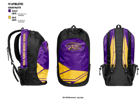 Gear Bag, Rosa Parks Middle School, Spirit Store, Teamtime, Team time, sublimation, custom sports apparel, team uniforms, spirit wear, spiritwear, sports uniforms, custom shirts, team store, custom team store, fundraiser sports, apparel fundraiser