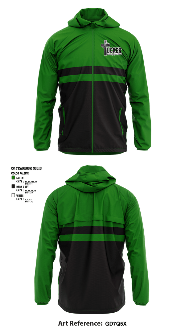 Windbreaker, Tucker Missionary Baptist Church, , Teamtime, Team time, sublimation, custom sports apparel, team uniforms, spirit wear, spiritwear, sports uniforms, custom shirts, team store, custom team store, fundraiser sports, apparel fundraiser