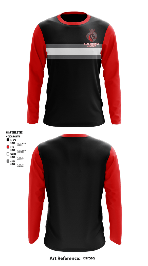 Long Sleeve Performance Shirt, Katy Christian Academy, Spirit Store, Teamtime, Team time, sublimation, custom sports apparel, team uniforms, spirit wear, spiritwear, sports uniforms, custom shirts, team store, custom team store, fundraiser sports, apparel fundraiser